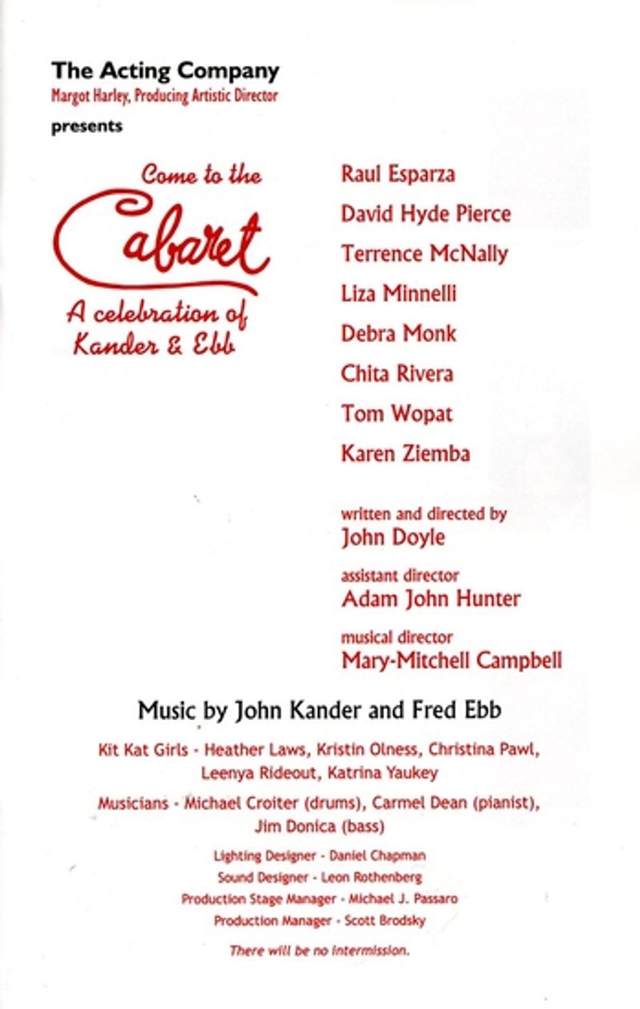 Photo Coverage Kander & Ebb 'COME TO THE CABARET' Benefit - After Party Image