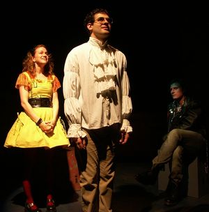 Hedy Burress, Andrew Leeds and P.J. Griffith Photo