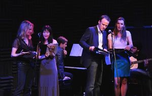 Lisa Emery, Jennifer Ikeda, Lance Horne, David Wilson Barnes, and Betty Gilpin @ BroadwayWorld Lisa Emery, Jennifer Ikeda, Lance Horne, David Wilson Barnes, and Betty Gilpin Photo