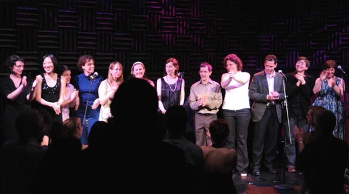 Julia Jarcho, Young Jean Lee, Winter Miller, Ann Marie Healy, Anne Washburn, Sarah Ruhl, Katherine Ryan, Rob Handel, Lucy Thurber, Gary Winter, Madeleine George and Erin Country at 