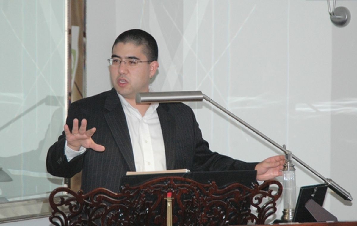 Musical Director of the Evening- Justin Hatchimonji at 