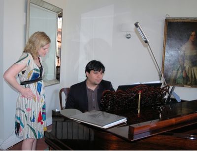 Amy Justman and Robert Lopez Photo