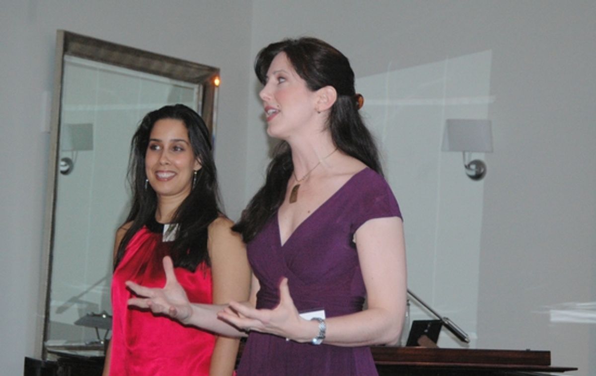 Co-Directors of Sing For Hope-Monica Yunus and Camille Zamora at 