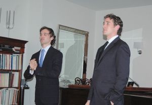 The Chairmen of tonights event Andy Sandberg (who also directed) and Christopher Herb Photo