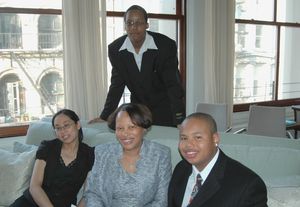 Irene Florence Wong, Lisabette Ware, Jerome Ware Jr. and Kejon Taylor Photo
