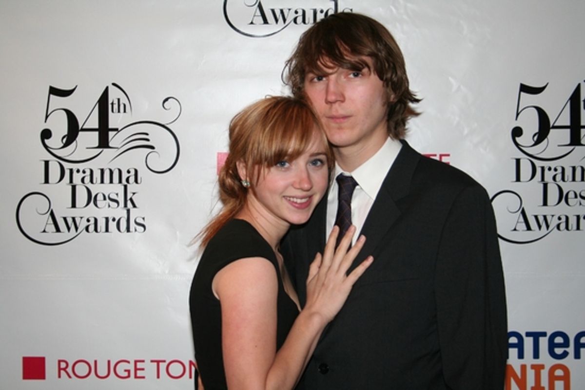 Zoe Kazan and Paul Dano at Drama Desk Pre-Awards Ceremony