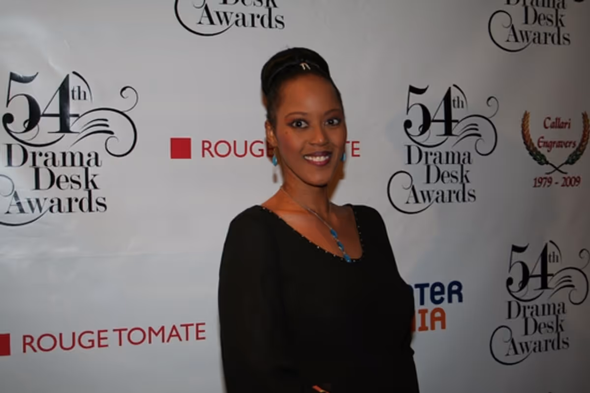Tsidii Le Loka at Drama Desk Pre-Awards Ceremony