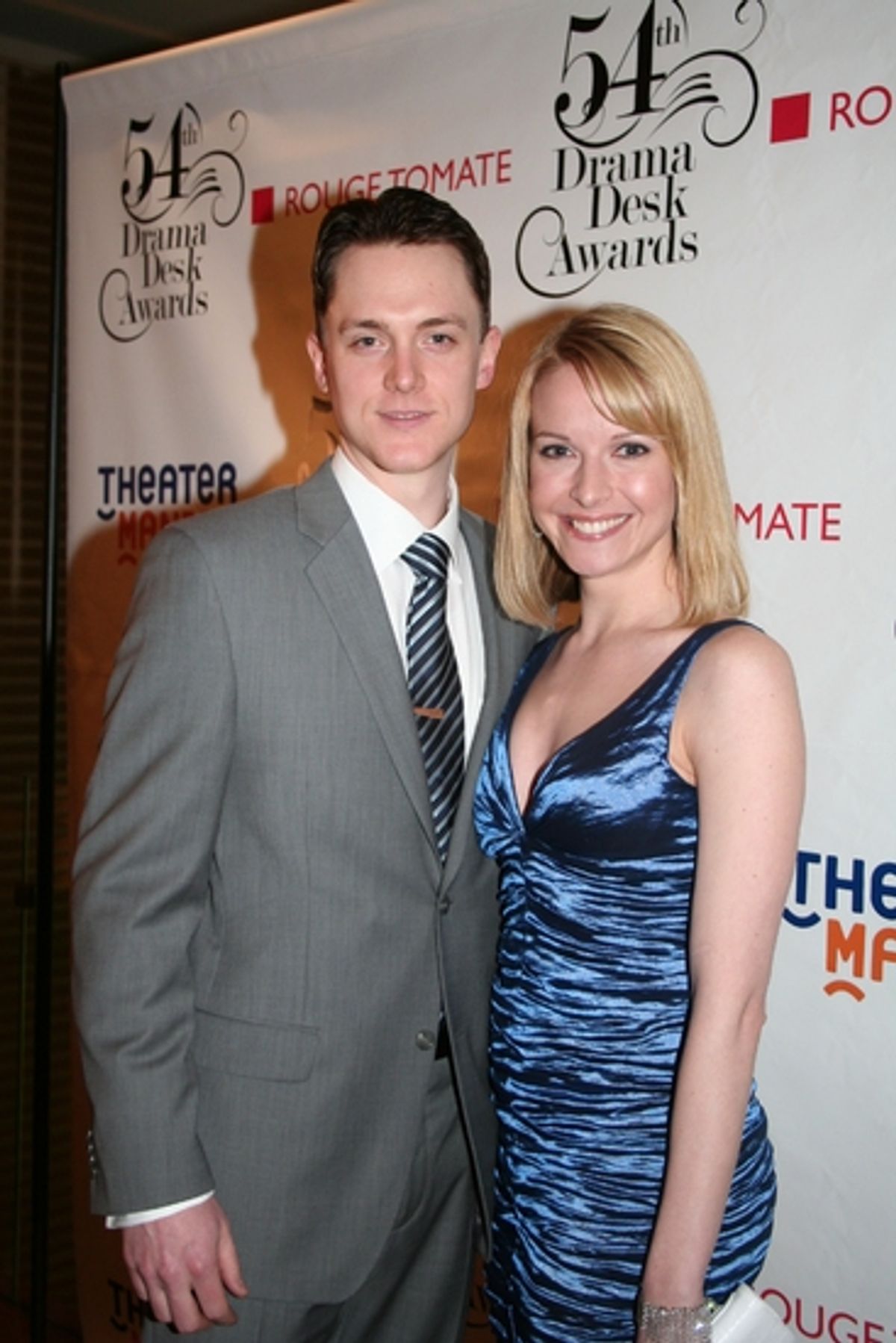 Shonn Wiley and Meredith Patterson at Drama Desk Pre-Awards Ceremony