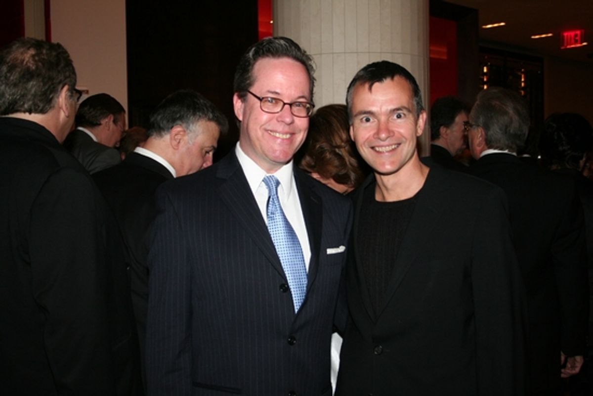 Dan Dutcher and Bill Schermerhorn at Drama Desk Pre-Awards Ceremony