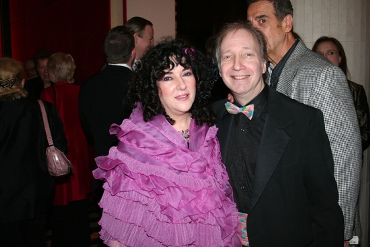 Barbara Siegel and Scott Seigel at Drama Desk Pre-Awards Ceremony