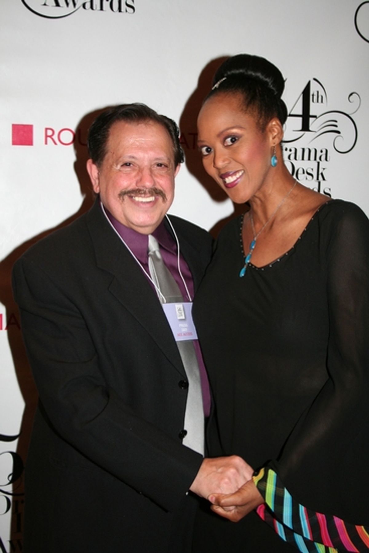 Ellis Nassour and Tsidii LeLoka at 