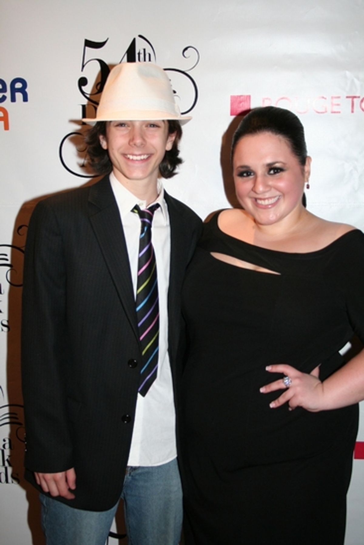 Henry Hodges and Nikki Blonsky at Drama Desk Pre-Awards Ceremony