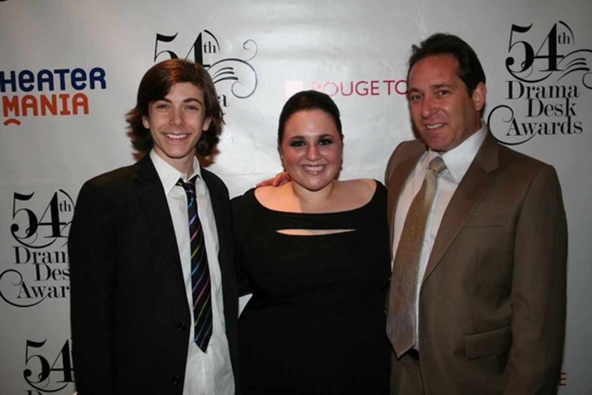 Henry Hodges,  Nikki Blonsky and Joel Rosenzweig at Drama Desk Pre-Awards Ceremony