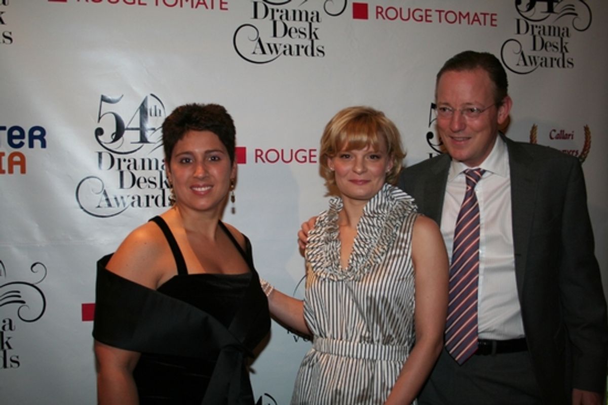 Martha Plimpton at Drama Desk Pre-Awards Ceremony