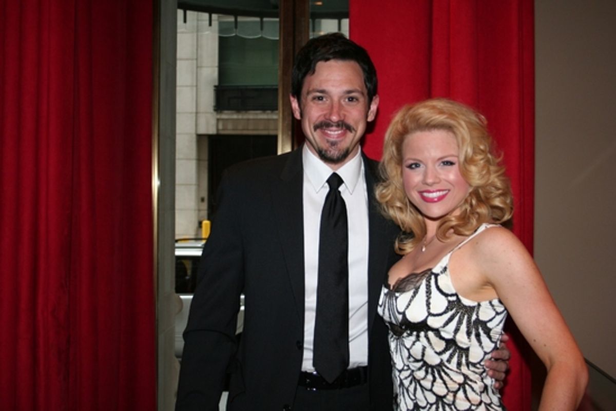 Megan Hilty and Steve Kazee at 