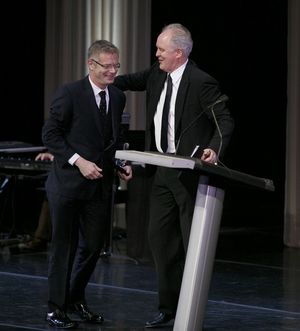 Stephen Daldry and John Lithgow Photo