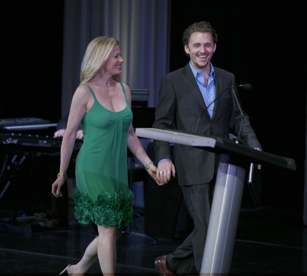 Marin Mazzie and Jason Danieley at 2009 Drama Desk Awards - Part 1