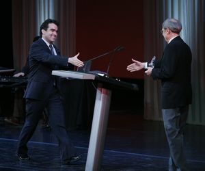 Brian d'Arcy James and John Cullum Photo