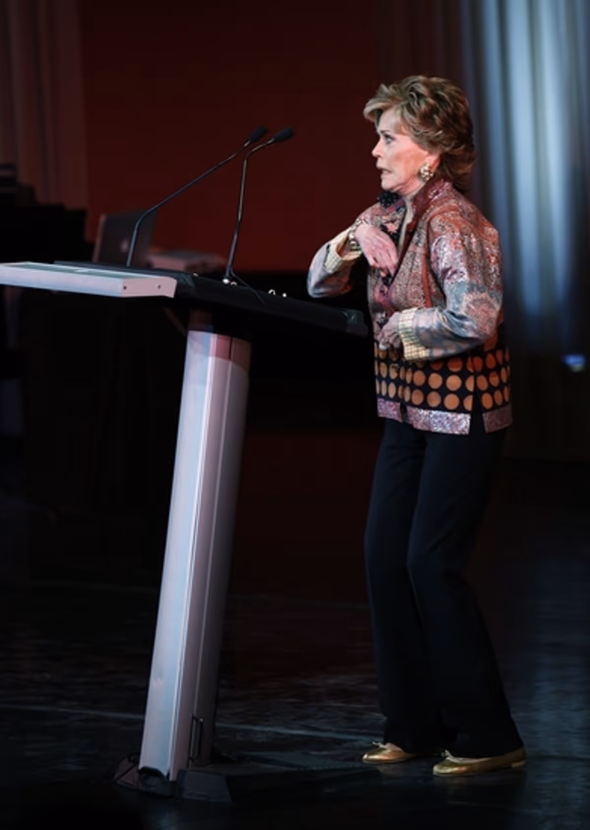 Jane Fonda at 2009 Drama Desk Awards - Part 1