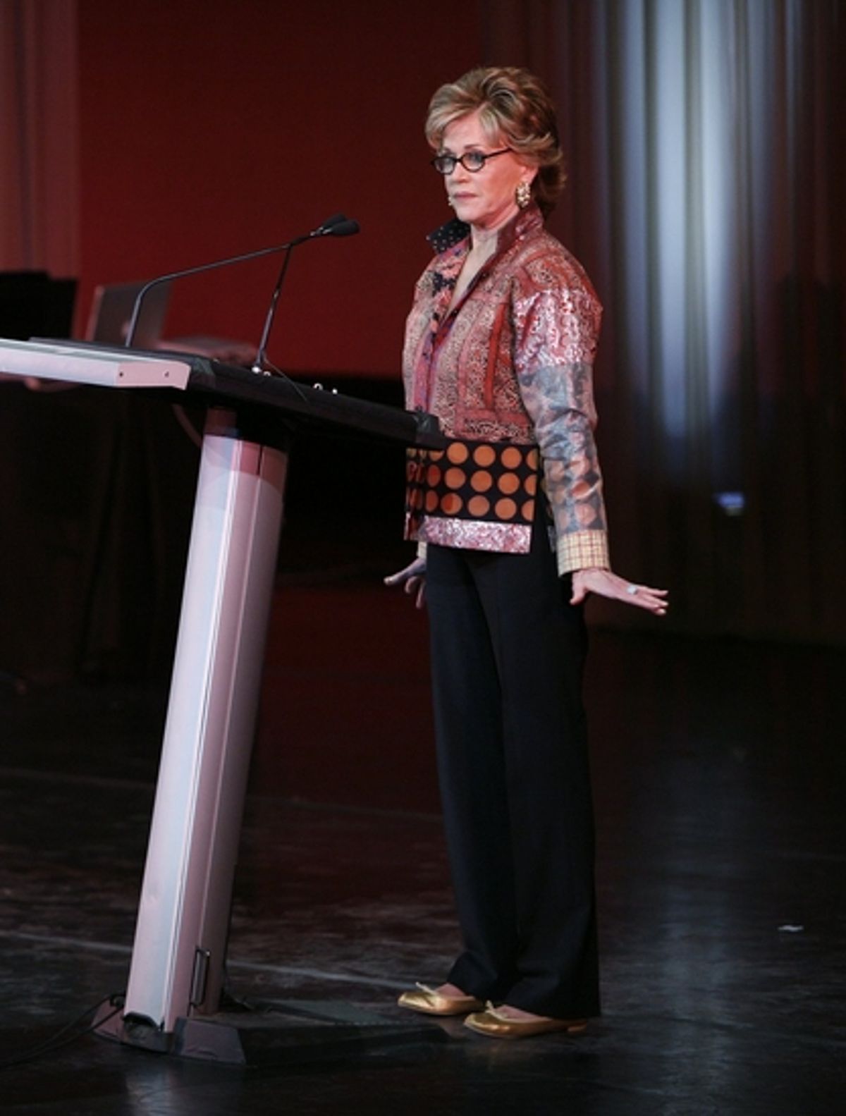 Jane Fonda at 2009 Drama Desk Awards - Part 1