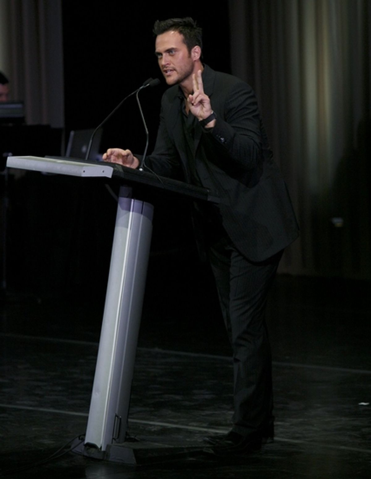 Cheyenne Jackson at 2009 Drama Desk Awards - Part 1