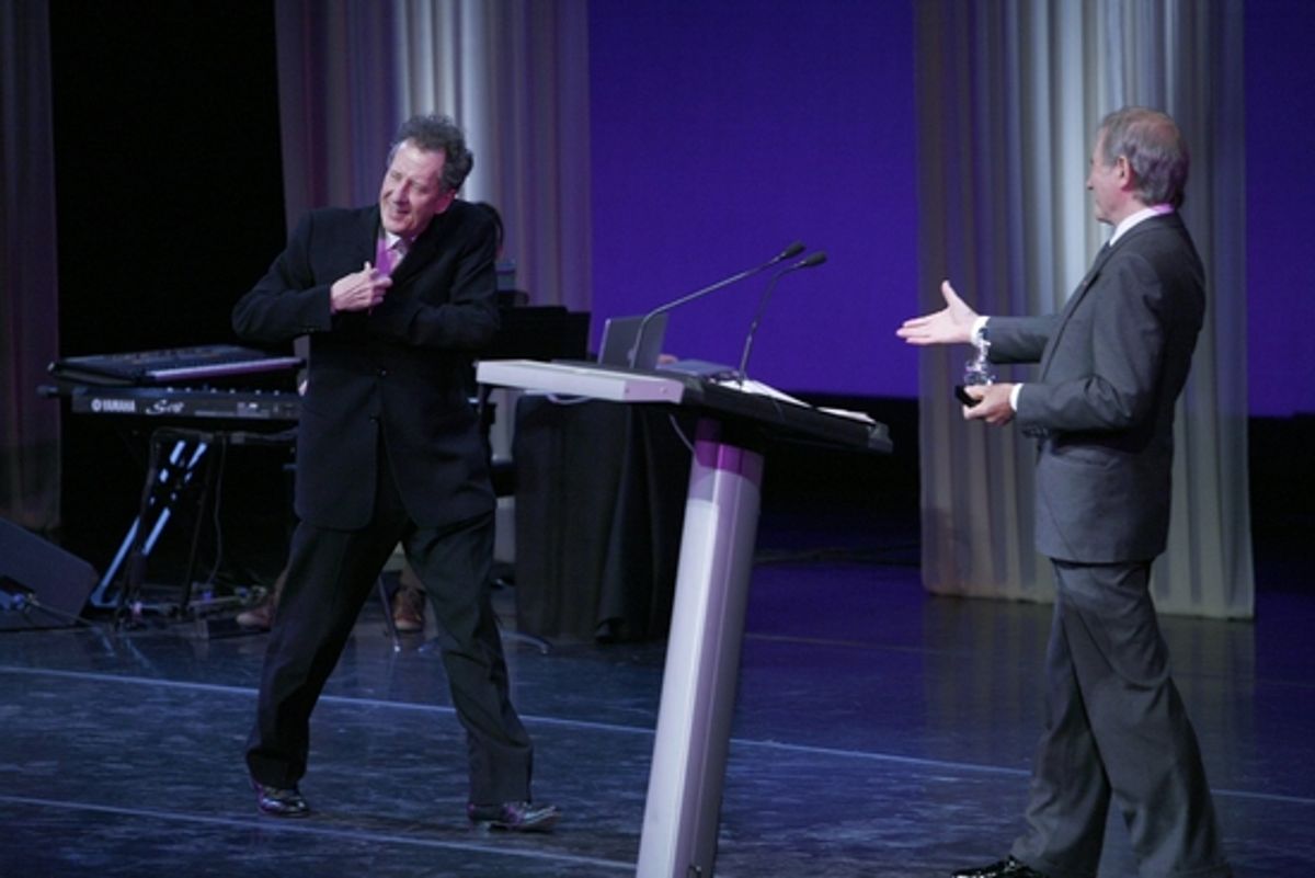 Geoffrey Rush and Jim Dale at 