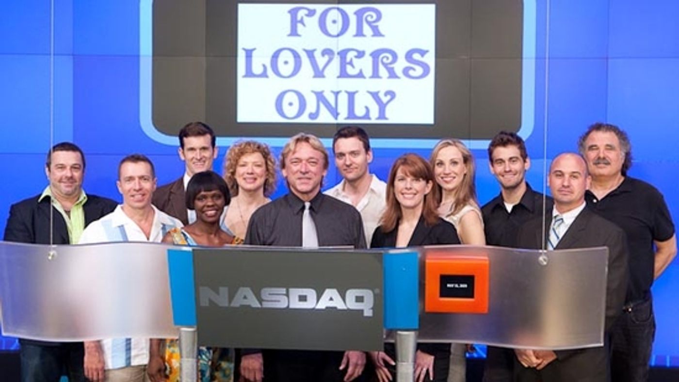 Photo Flash: FOR LOVERS ONLY Rings NASDAQ Closing Bell  Image
