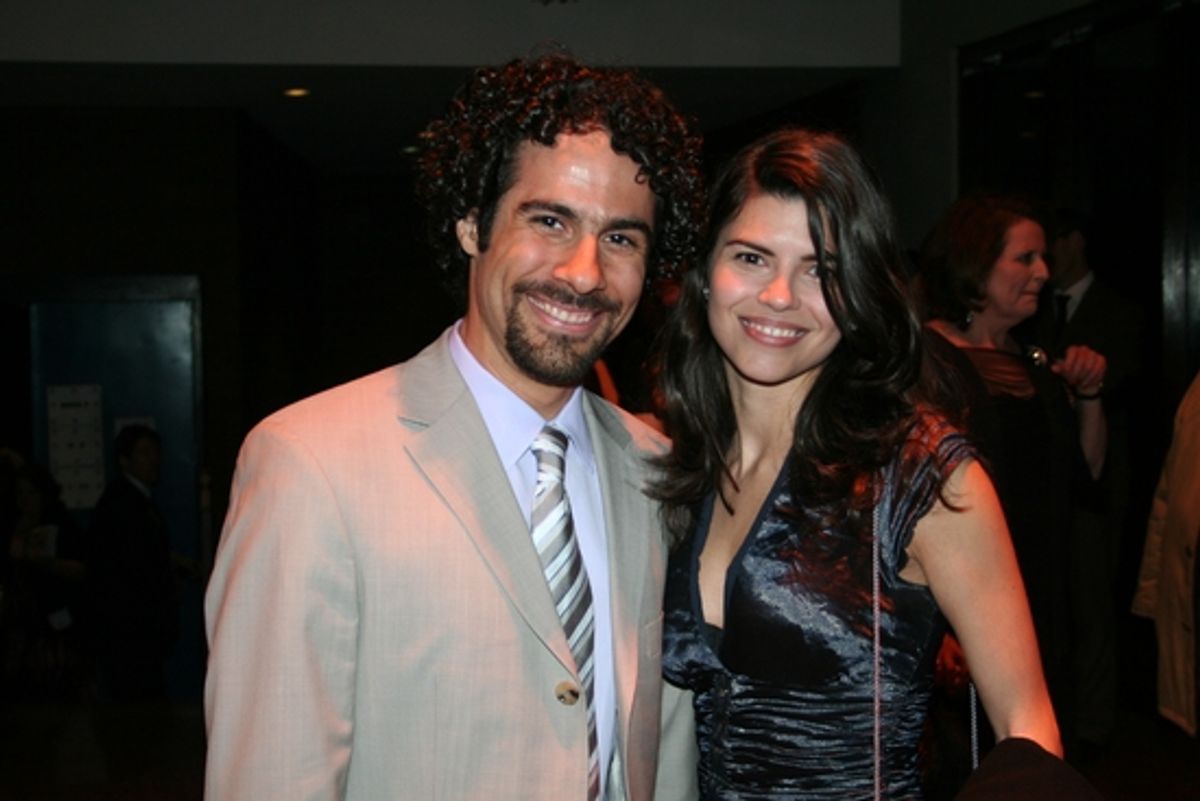 Alex Lacamoire and guest at 2009 Drama Desk Awards Arrivals Part 2