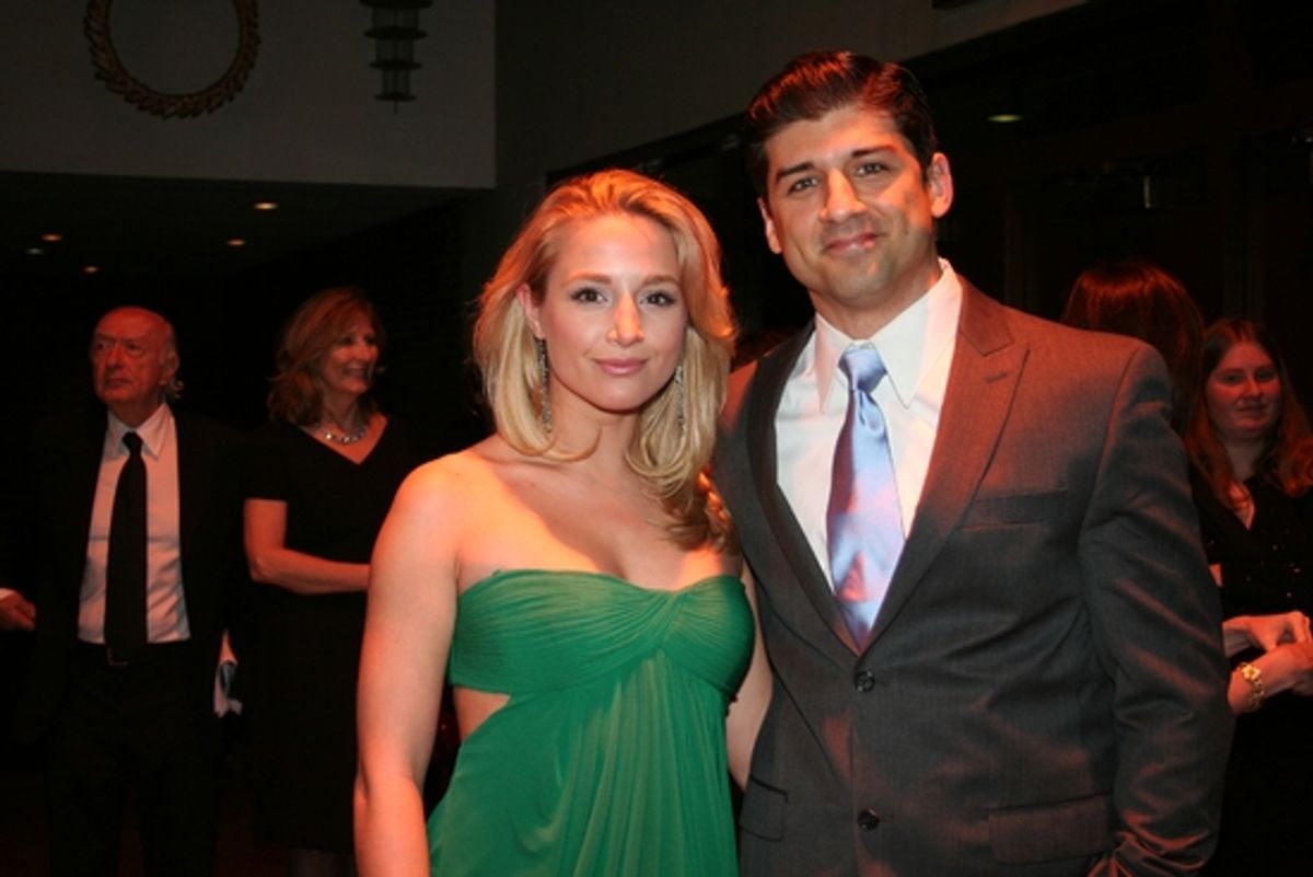Jessica Goodwin and Tony Yazbeck at 2009 Drama Desk Awards Arrivals Part 2