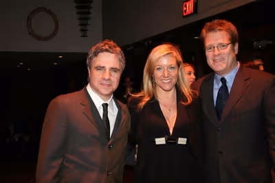 Neil Pepe, Mary McCann and Jeffory Lawson Photo