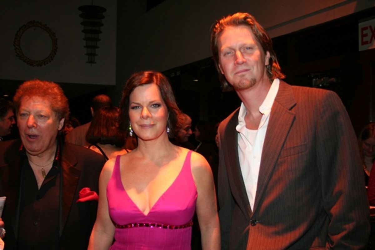Marcia Gay Harden and Thaddaeus Scheel at 2009 Drama Desk Awards Arrivals Part 2