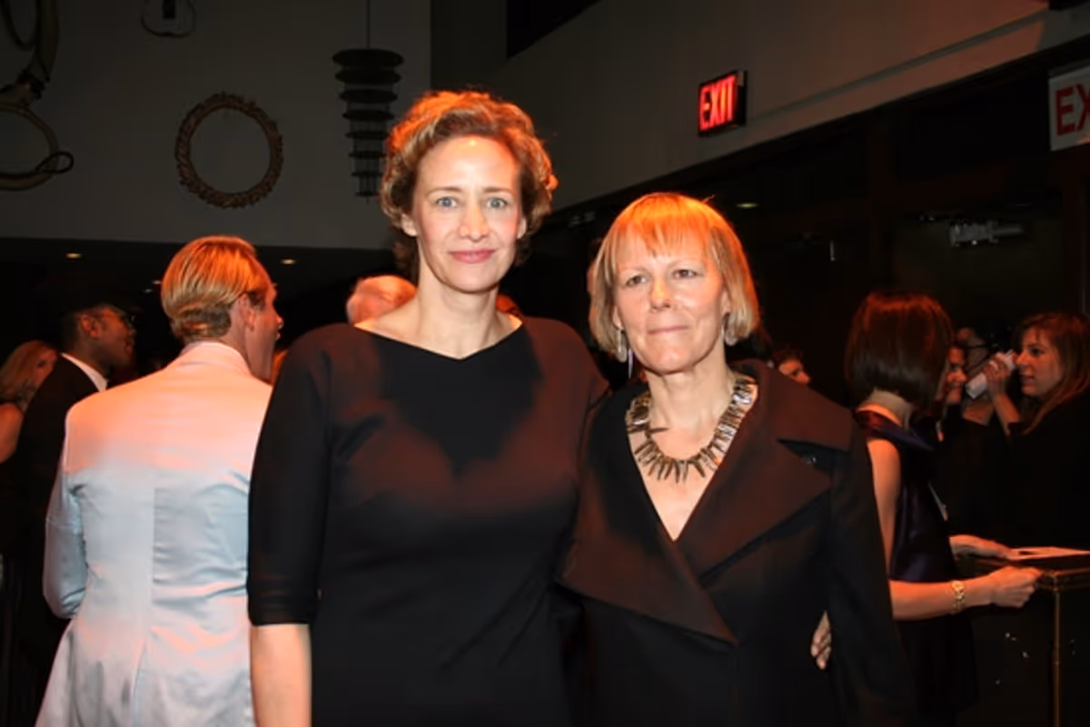 Janet McTeer and guest at 2009 Drama Desk Awards Arrivals Part 2