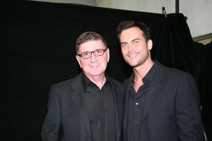 Pete Sanders and Cheyenne Jackson @ BroadwayWorld Pete Sanders and Cheyenne Jackson Photo