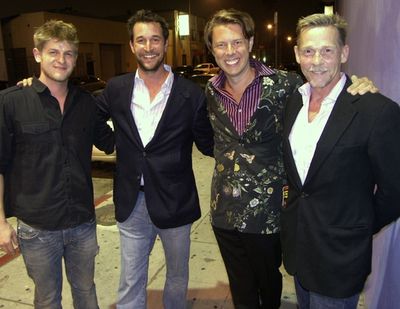Michael Grant Terry, Noah Wyle, Daniel Henning and Dennis Christopher Photo