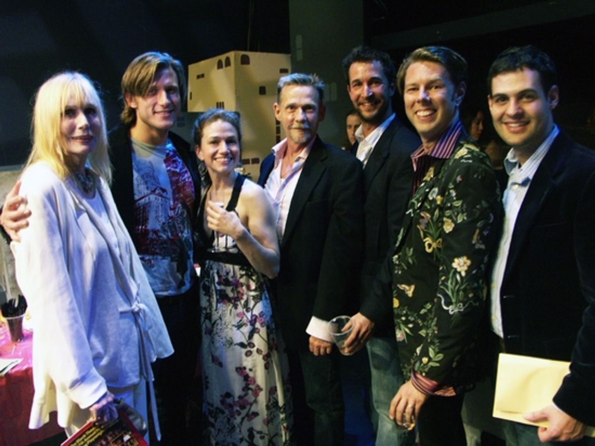 Sally Kellerman, P.J. Griffith, Hedy Burress, Dennis Christopher, Noah Wyle, Daniel Henning and Andrew Leeds at 