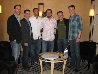 Michael Lomenda, Jeff Madden, Jeremy Guthrie, Kevin Millar, Jeremy Kushnier and Quinn Photo