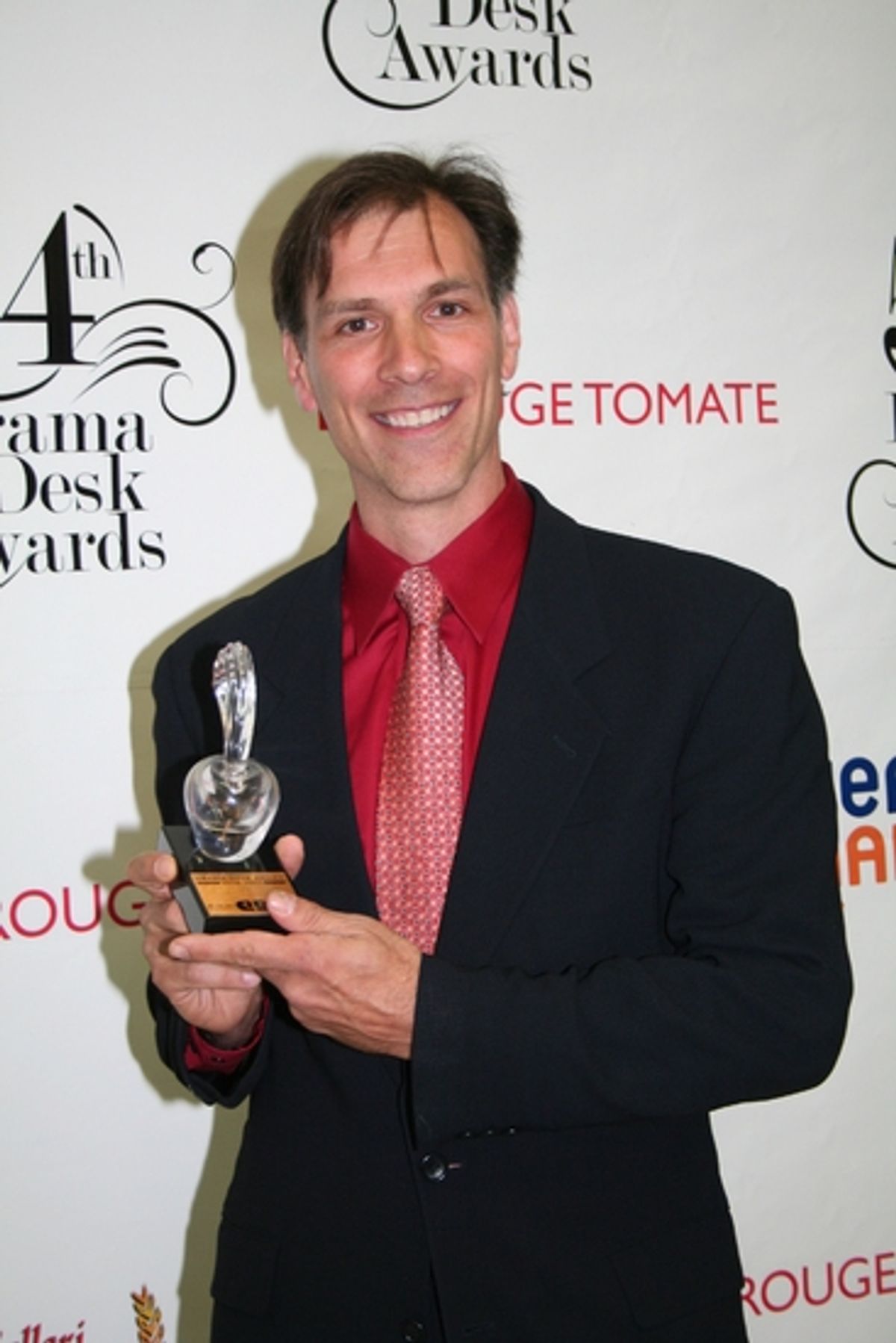 Angelo Faboni at 2009 Drama Desk Awards Press Room