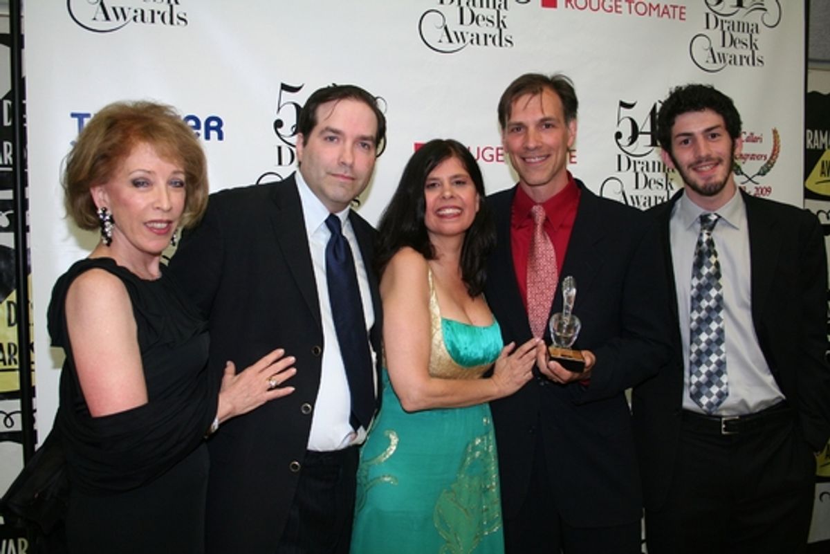 Jane Goldman, Peter Martin, Angelo Fraboni, Dayle Reyfel and 
Dave Klasko at 