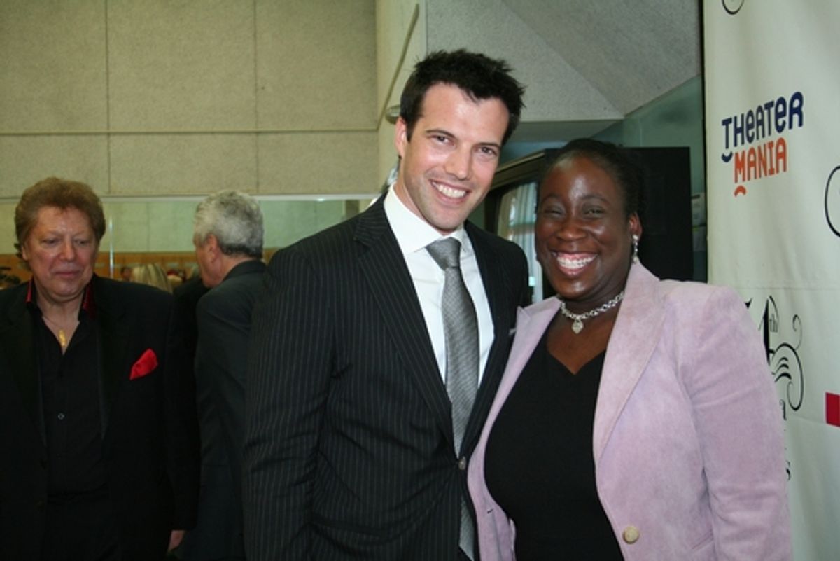 Lorenzo Pisoni and Yolanda Culler at 2009 Drama Desk Awards Press Room