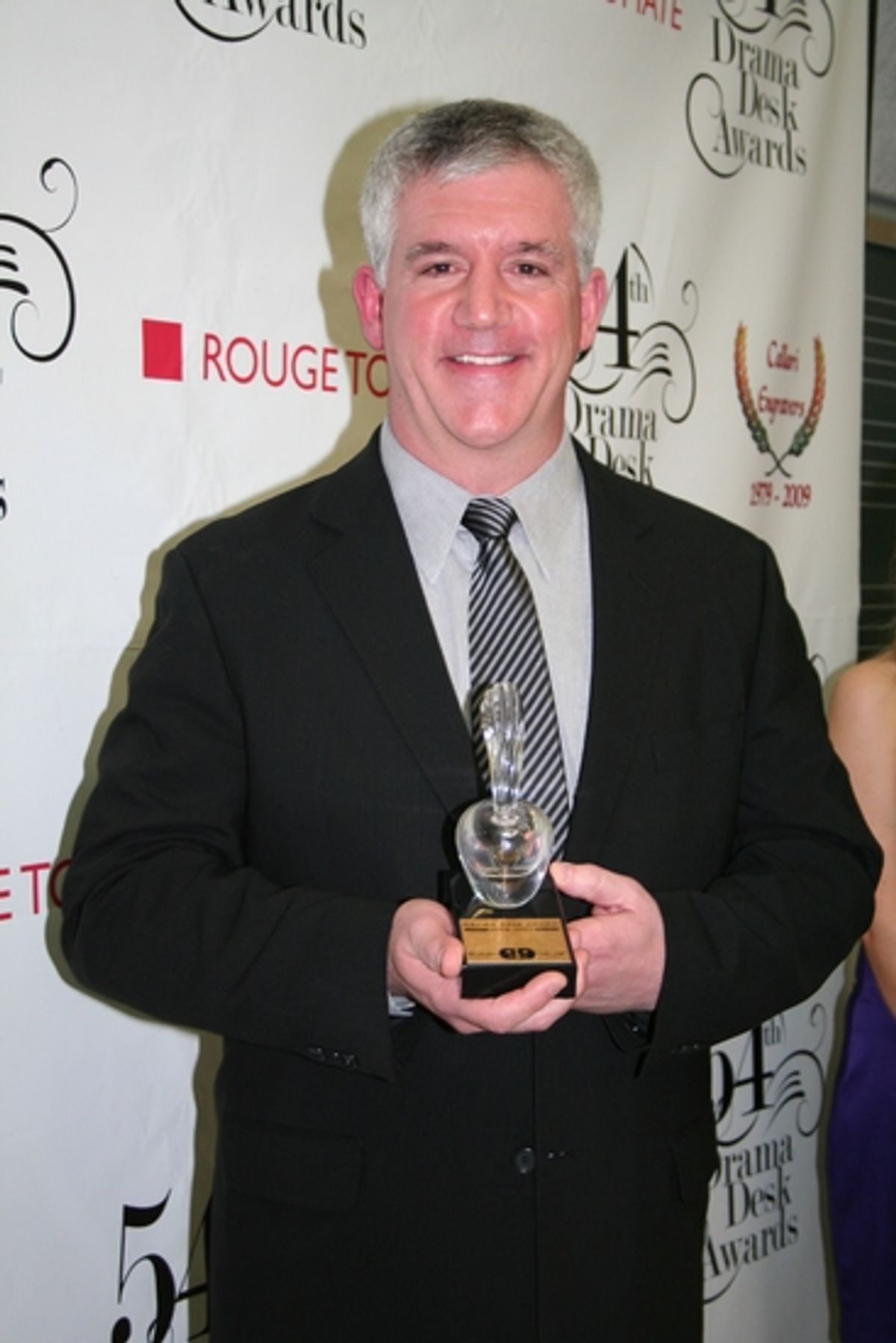 Outstanding Featured in a Musical: Gregory Jbara (Billy Elliot The Musical) at 2009 Drama Desk Awards Press Room