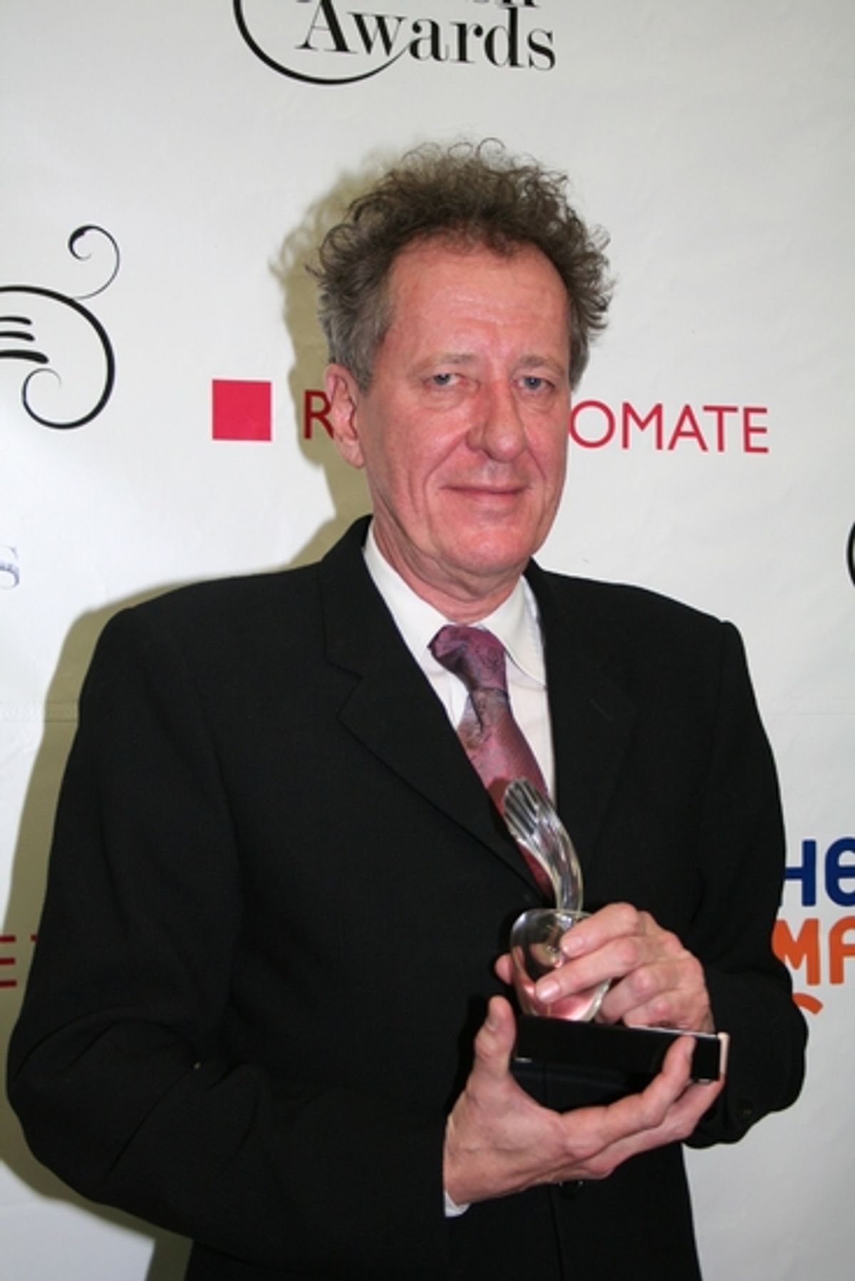 Geoffrey Rush at 2009 Drama Desk Awards Press Room