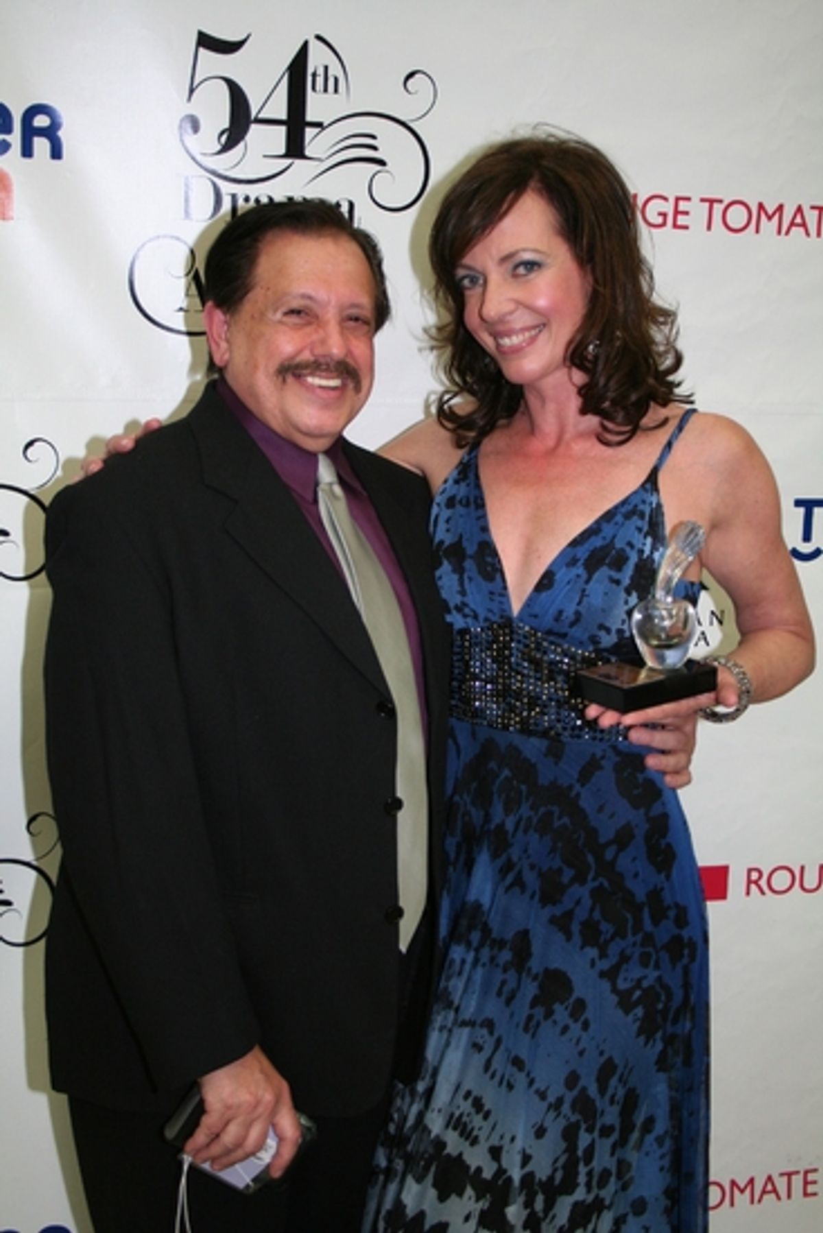 Ellis Nassour and Allison Janney at 