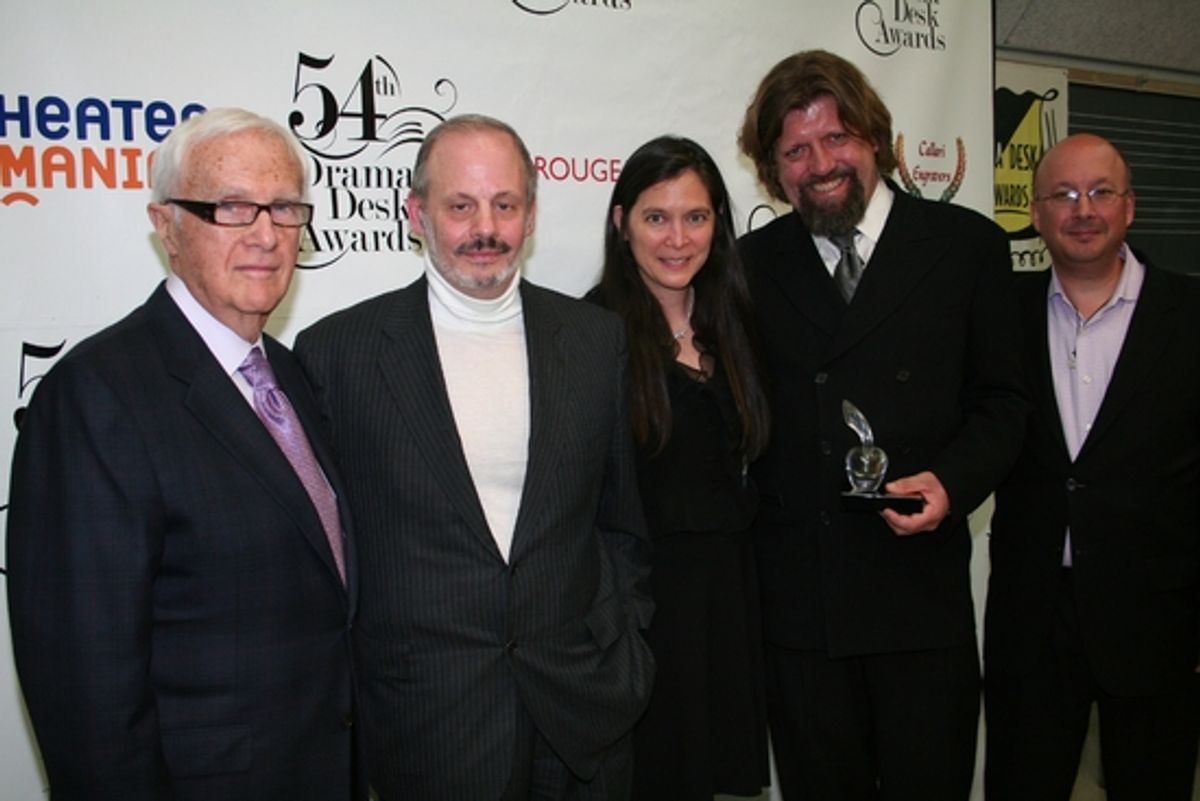 Jerry Frankel, Jeffrey Richards, Diane Paulus, Oskar Eustis and Andrew Hamingson - Outstanding Revival of a Musical: Hair at 