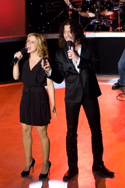 Constantine Maroulis and Amy Spanger Photo