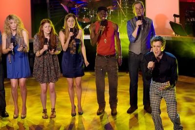 Gavin Creel and the cast of 'Hair' Photo