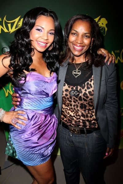 Welcome to Broadway ladies! Ashanti and Tina Douglas Photo