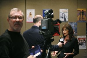 Bradshaw Smith, Richie Ridge and Stockard Channing @ BroadwayWorld Bradshaw Smith, Richie Ridge and Stockard Channing Photo