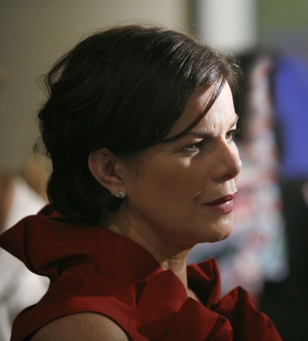 Marcia Gay Harden at The Stars Meet The Press at the Drama League Awards