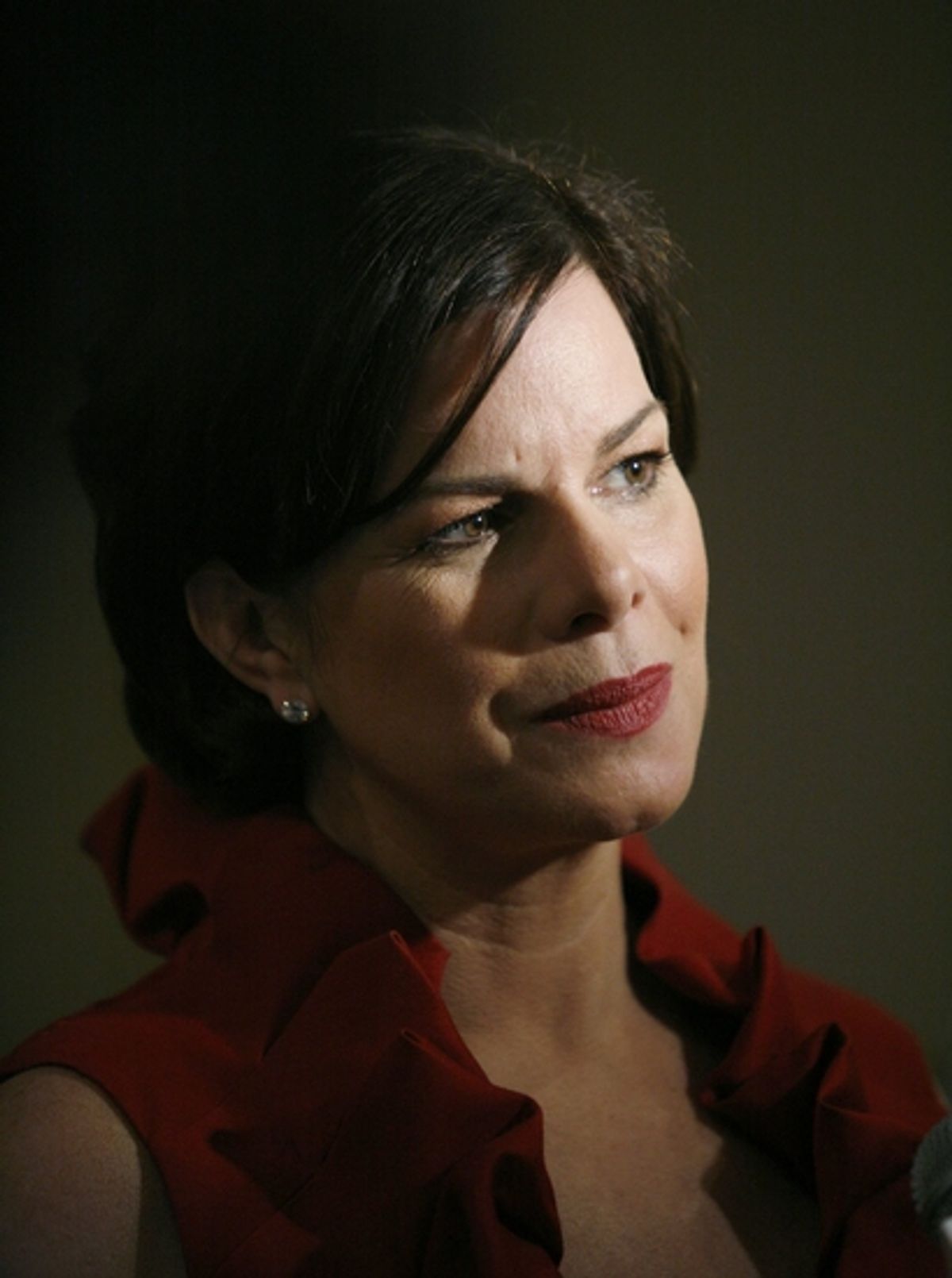 Marcia Gay Harden at The Stars Meet The Press at the Drama League Awards