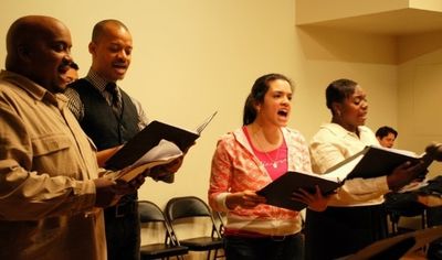 James Alexander, Todd Pettiford, DesirÃƒÂ©e Rodriguez, and Lacretta Ross Photo